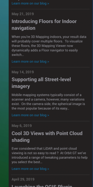 The Right Hand Sidebar 3d Mapping Cloud